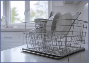 설거지 건조대의 필수 아이템...